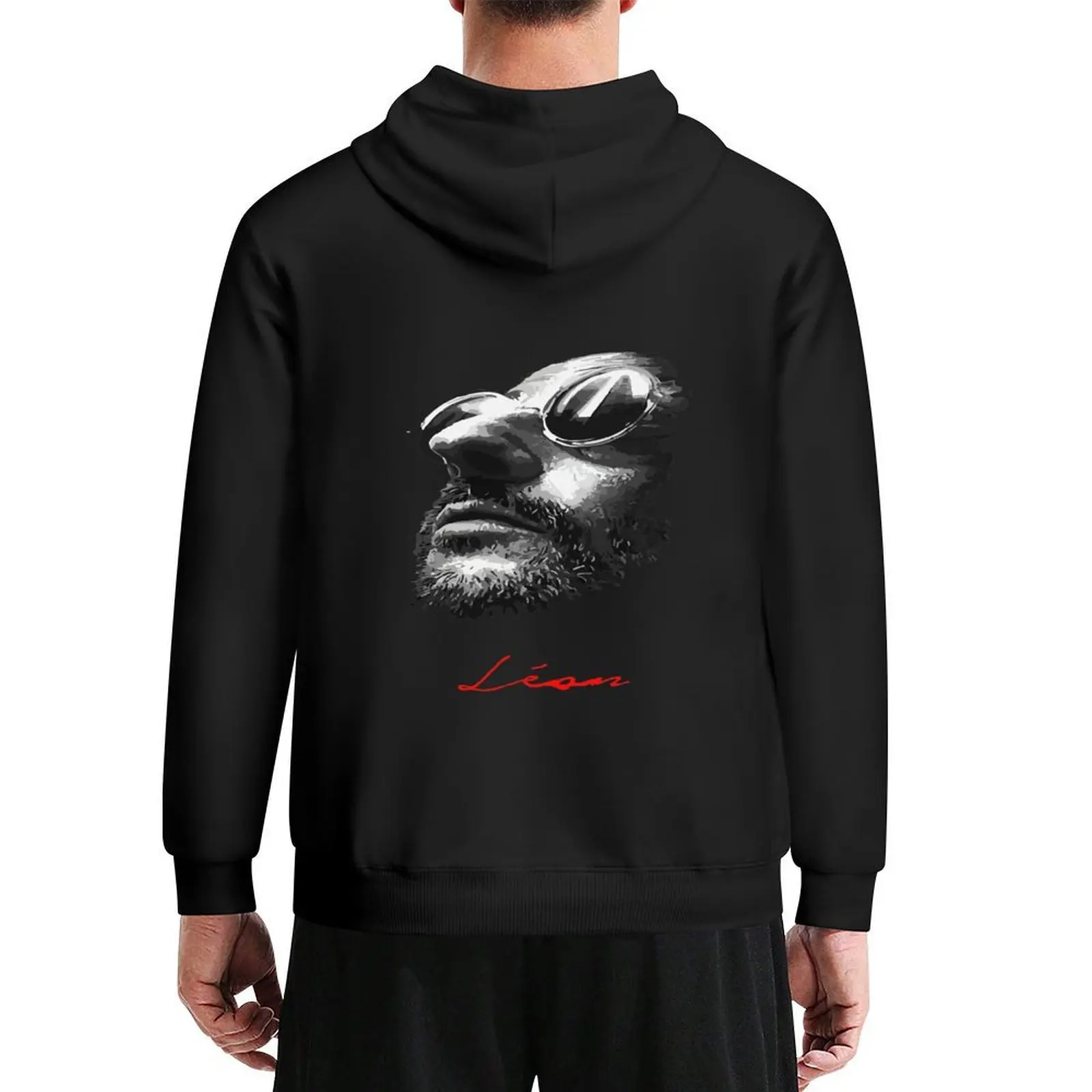 

Léon, Jean Reno Hoodie men clothes mens clothing anime clothes autumn new products mens hoodies