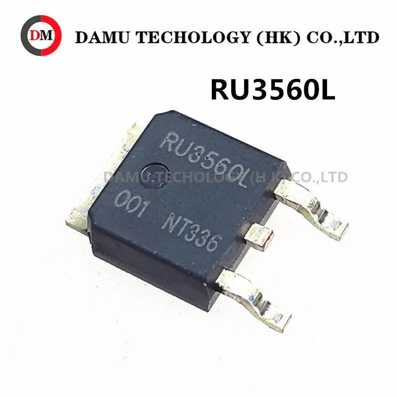 10PCS/LOT   RU3560L N channel field effect tube 50 a 40 v patch MOSFET TO - 252