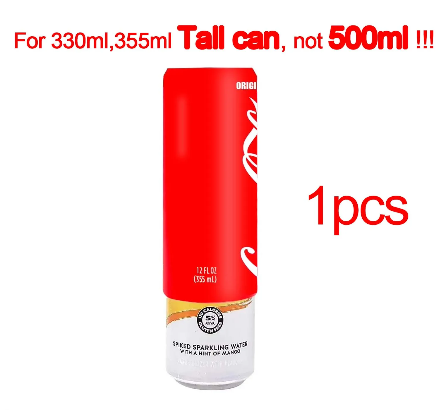 Siliconen Bierblikje Cover Protector Verbergen Uw Drankblikje Bierblikje Mouw Verbergen Een Bier Voor Golf Basketbal Park Strand 330 Tot 500 Ml