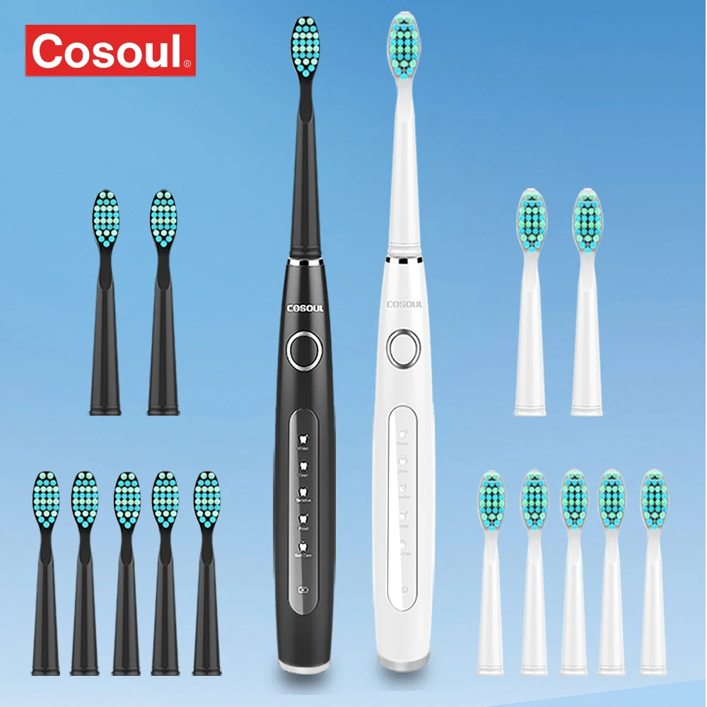 

Стоматологи рекомендуют профессиональную звуковую электрическую зубную щетку 5 режимов защиты десен Перезаряжаемая водонепроницаемая коробка для зубных щеток в подарок