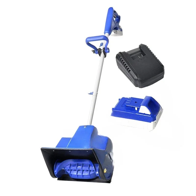 Electric lithium battery snow thrower small school road household clearing artifact
