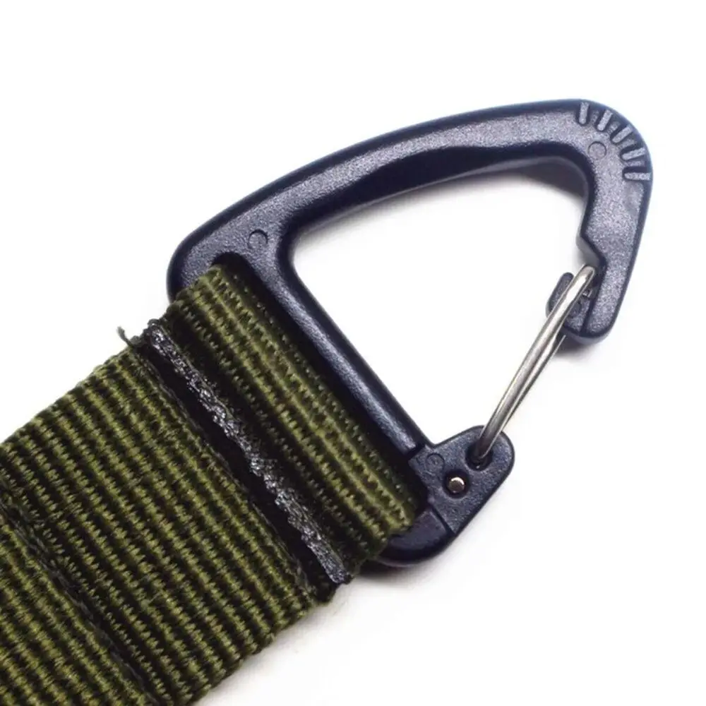 Double-headed Quick Release Carabiner Triangle Safe Backpack Key Hook Multifunctional Protect Molle Camping Carabiner Fishing