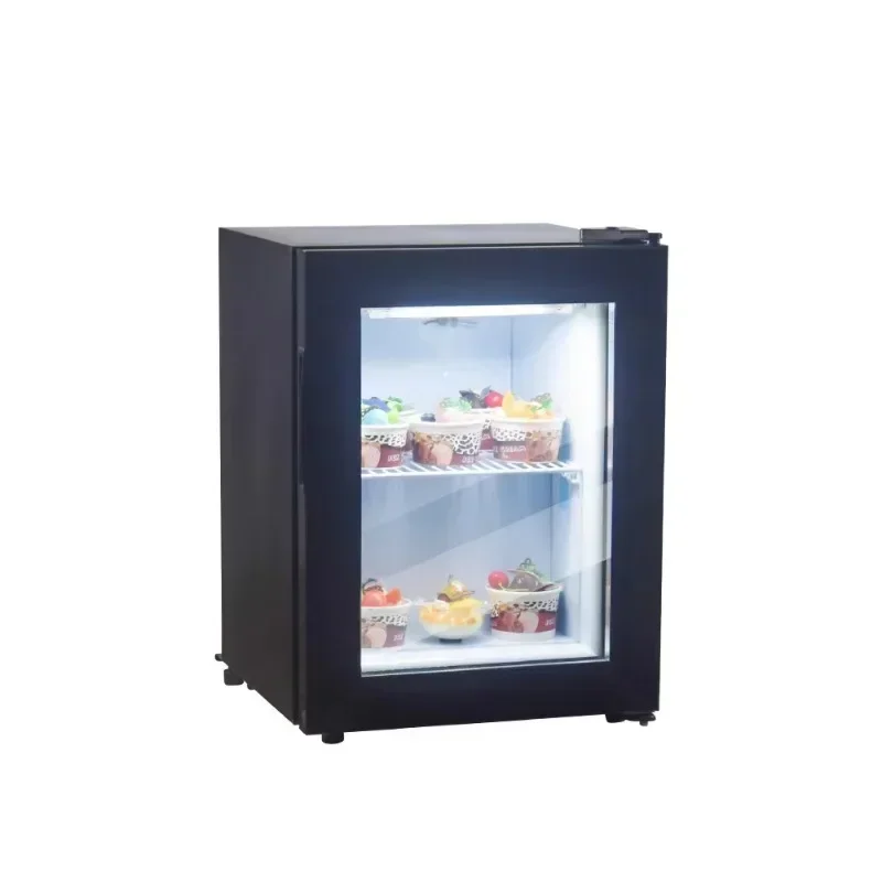 

Commercial vertical mini ice cream ice cream yogurt cake display freezer small thin narrow cabinet -25 degrees