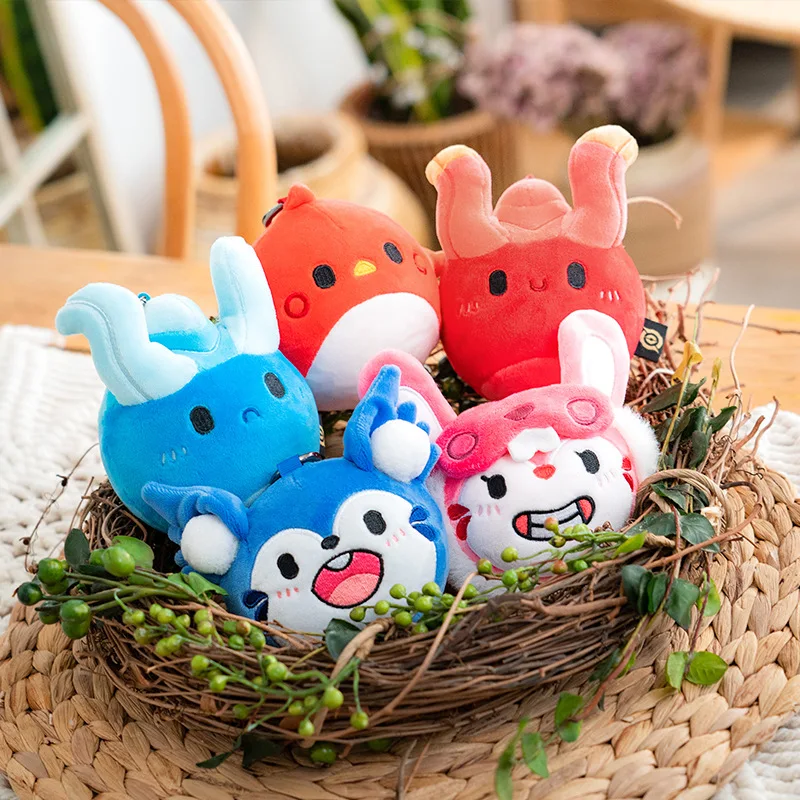 Honor of Kings HanXin Baili Shouyue Ball Shaped Plush Pendant Soft Kawaii Fantasy Figurines Juguetes Brithday Gift for Friend