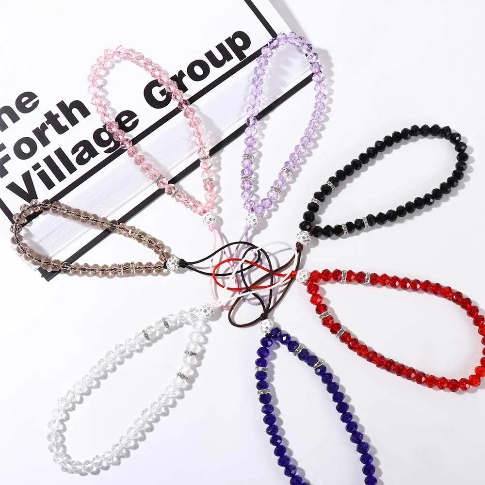 New 1PC Luxury Crystal Mobile Phone Straps Lanyards For Keys Bling Diamond Hand Wrist Strap Rope Cord Holder Lanyard For Phones