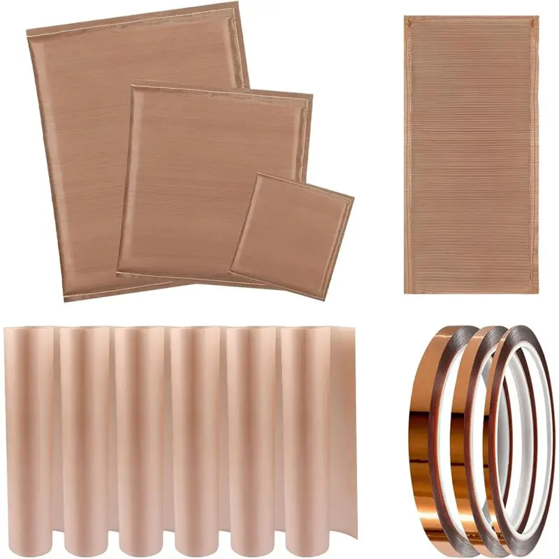 

【ORNAMENT】Heat Press Mat Kit(13-Pieces) Includes 4 Heat Press Pillows, 6 Transfer Sheets& 3 Tapes- Accessories For Surfaces