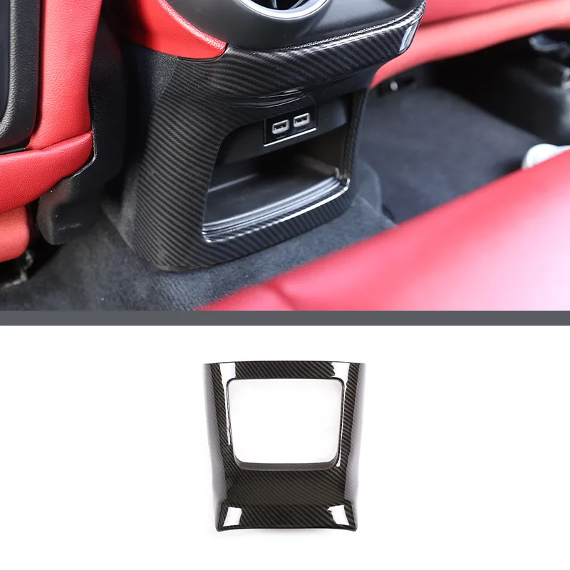 Abs Koolstofvezel Voor Alfa Romeo Stelvio 2017-2020 Auto-interieur Trim Sticker Accessoires Auto Modificatie Auto Styling