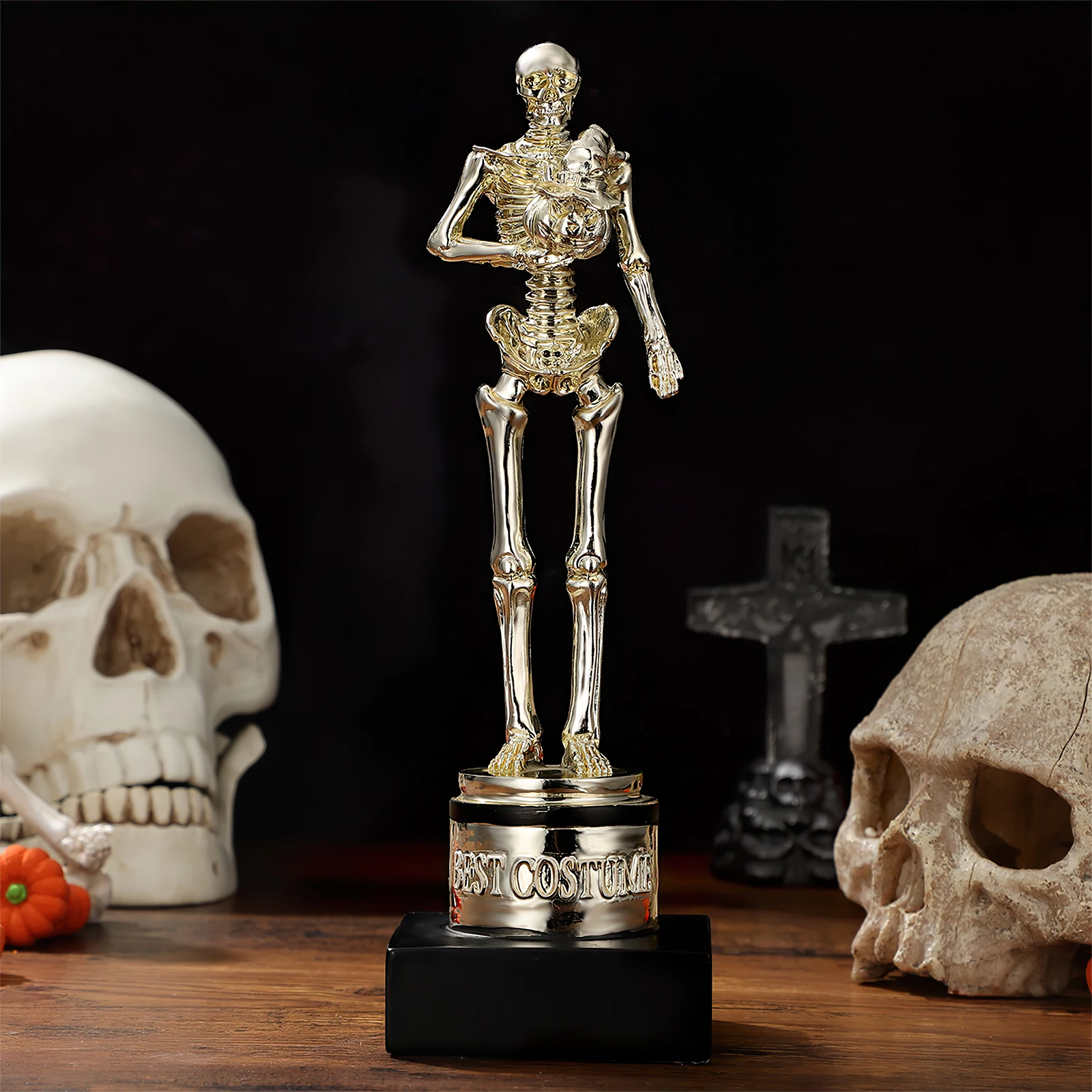 

Ceremony Award Best Costume Prize For Party Golden Event Decor Pumpkin Award Trophy Trophy