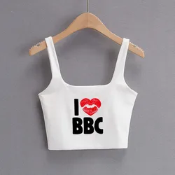 I LOVE BBC 여성용 섹시한 의류, 여성 탱크, 사랑스러운 슬림 탑, 캐미스 민소매 더블 숙녀, 좋은 품질