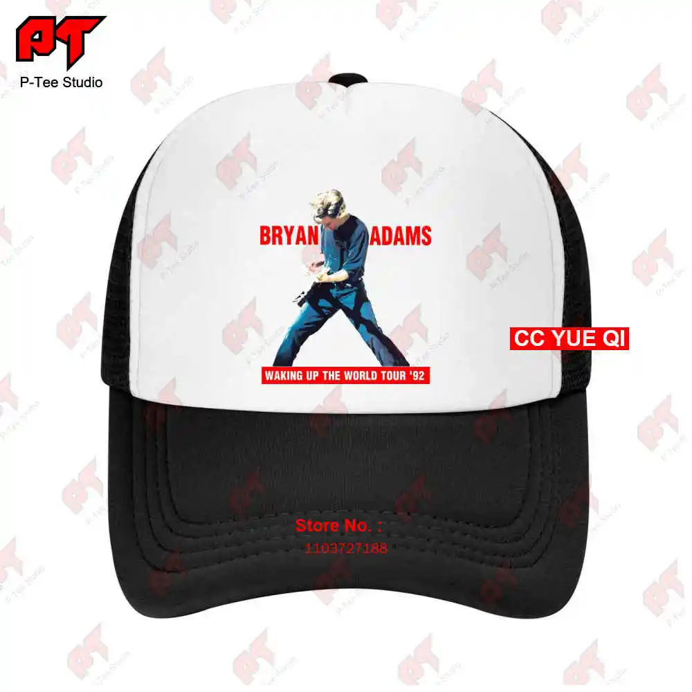 Vintage Bryan Adams 90S Waking Up The World Tour Band Baseball Caps Truck Cap 2SAF