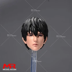 1/6 Scale Kylin Zhang Head Sculpt Painted Unpainted PVC Head Carving Model Fit 12'' Male Soldier Action Figure Body Dolls