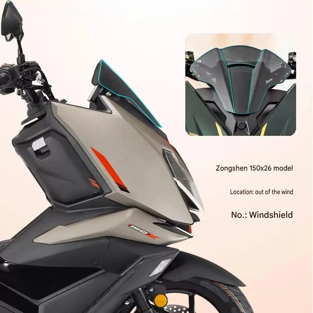 For 2026 ZONTES 150X invisible car wrap film modification parts, fuel tank protection stickers, motorcycle body accessories