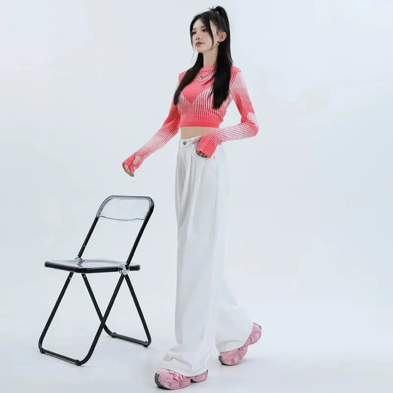 Jean évasé femme pantalon Vintage Patchwork rétro bleu Denim Y2K esthétique mode confortable décontracté taille haute Style