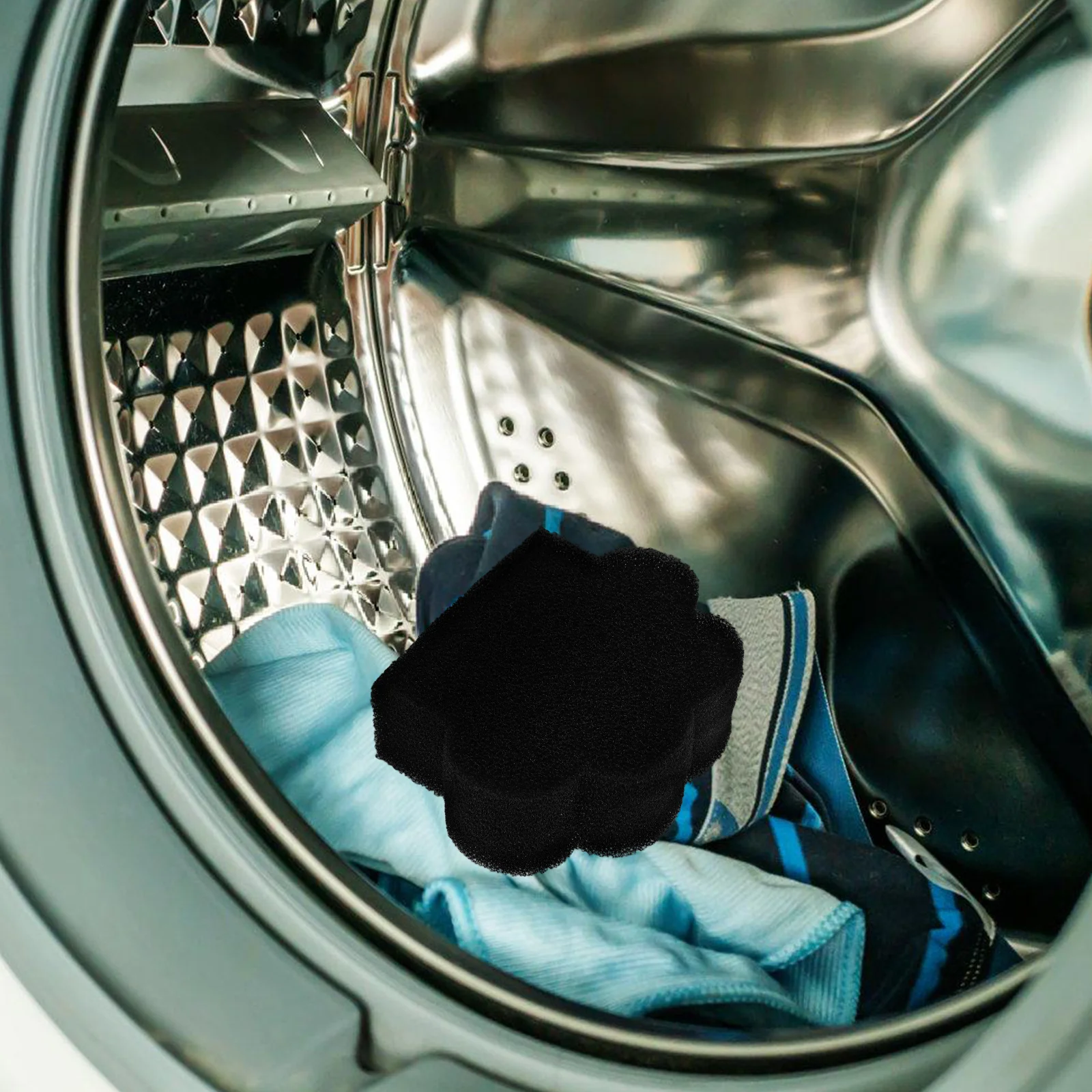 

2 Pcs Washing Machine Lint Sticker Dog Hair Dryer Catcher Cleaning Sponge Laundry Pet Fabric Defuzzer Remover