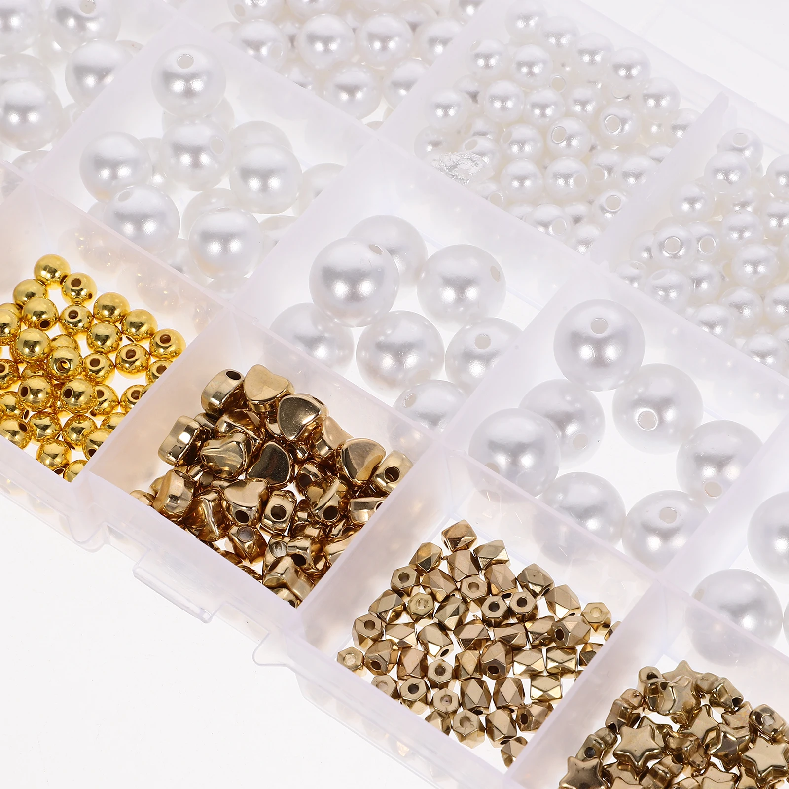 

720pcs Pearl Spacer Beads for Bracelets Necklace DIY Jewelry Making CCB Craft Project Accessories Loose Beads H made Supplies