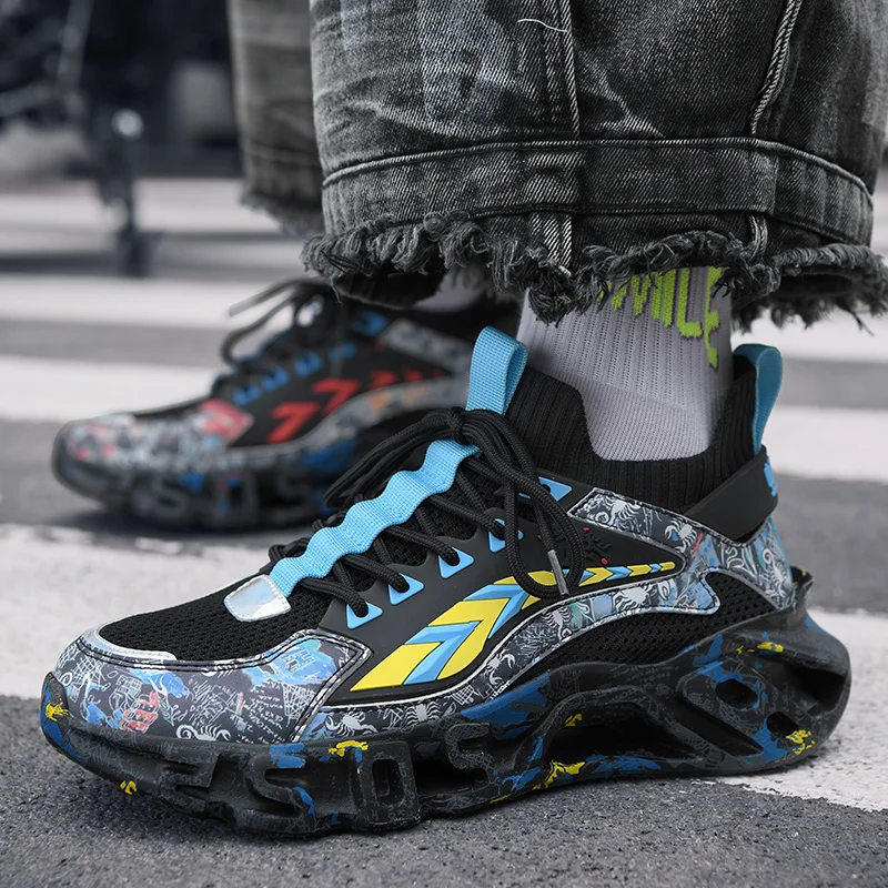 Shoes men Sneakers Male tenis Luxury shoes Mens casual Trainer Race Breathable fashion loafers running Shoes for men image 2