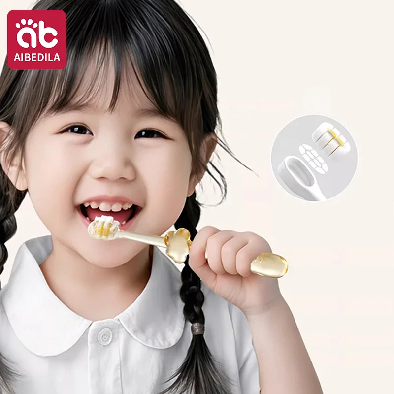 

AIBEDILA Baby Toothbrush Soft Bristles Baby Infant Dental Oral Care Training Toothbrush Tooth Cleaning and Gum Protection
