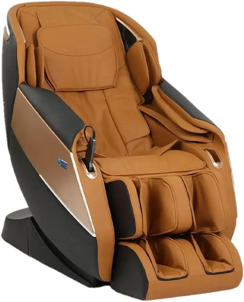 

New Fully Body Automatic Brown Massager Chair Full Body Zero Gravity 4D Smart Massage Chair.
