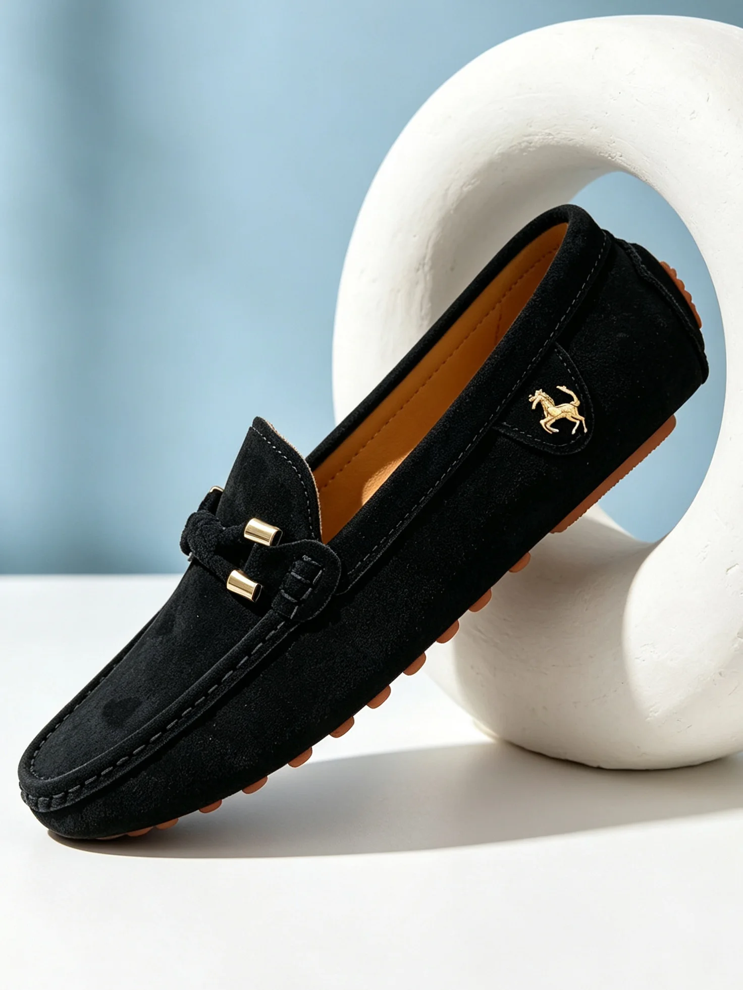 Men's Shoes Loafers Soft Lightweight Driving Office Shoes Man Comfortable Suede Loafers Walking Casual Lazy Shoes Men Loafers