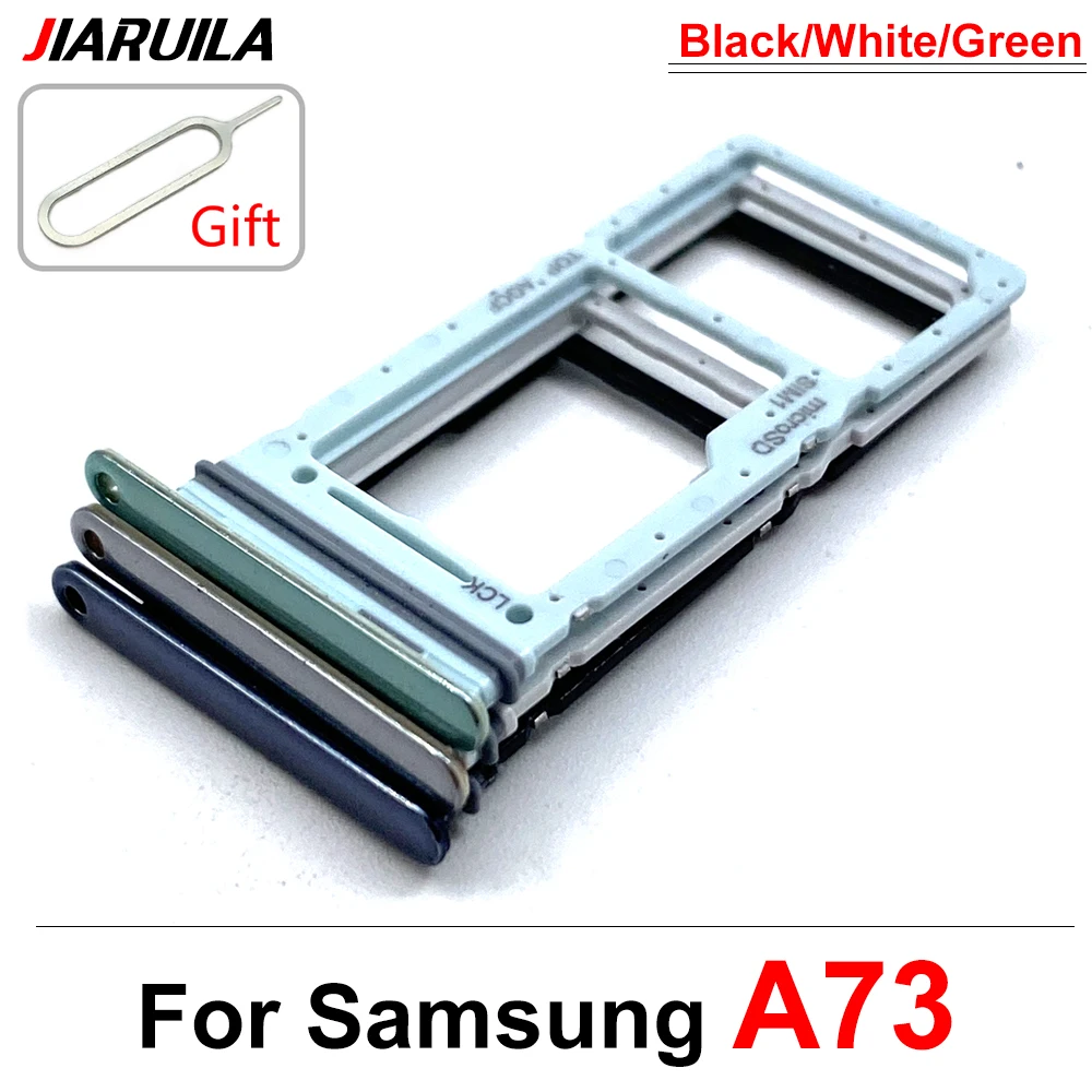 Sim Card Slot Tray Holder SD Card Reader Socket Adapter Replacement Parts For Samsung A32 4G A33 A53 5G A73