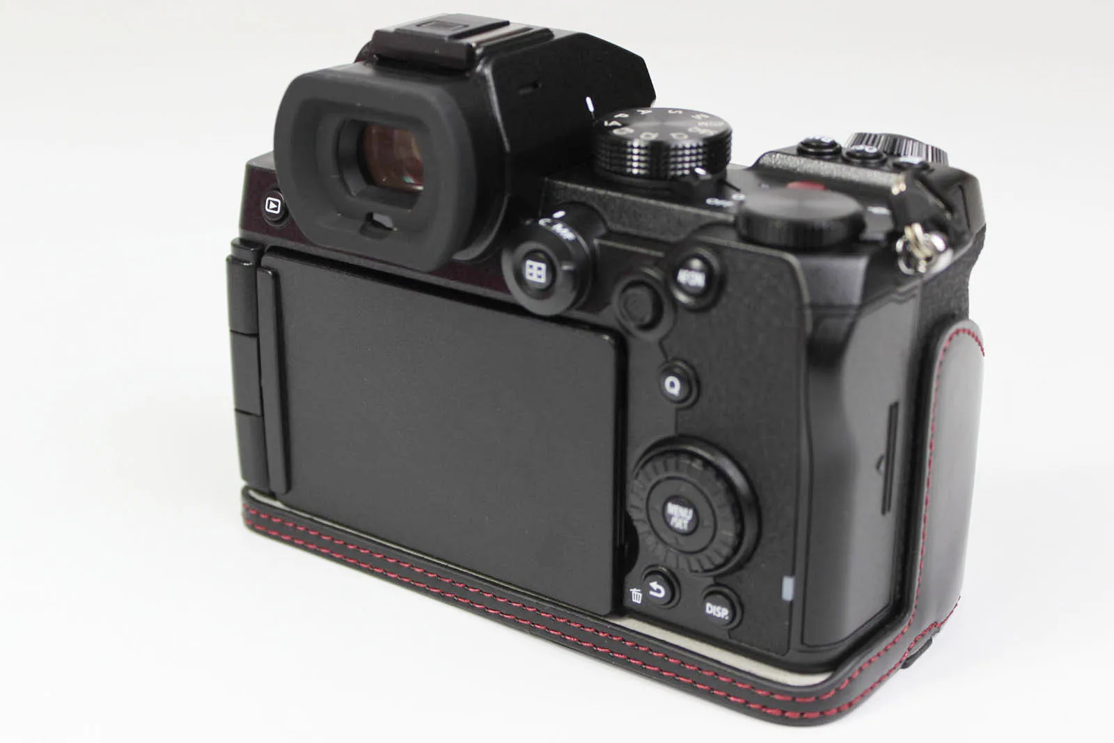 Leather Half Camera Case Grip for Panasonic LUMIX S5