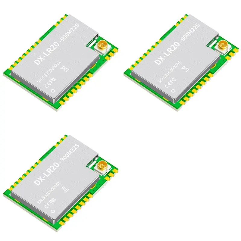ABKQ-3X DX-LR20 LLCC68 Chip Development Support Air Wake-Up 8Km 22Dbm UART Lora Spread Spectrum Technology Lora RF Module,A