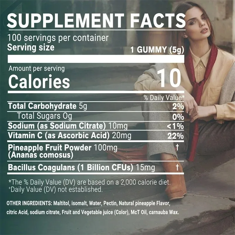 Premium Feminine Balance Gummies - Regulated Physiological Balance, PH Level Vaginal Ph Balance, Vaginal Health, Boost Immunity