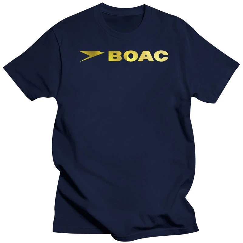 BOAC classic logo airline t-shirt brand new flight crew T-shirt airport