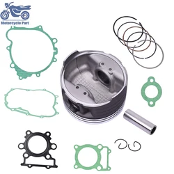 Motorcycle Engine Full Cylinder Head Complete Overhaul Gasket Mat Repair Pad Set and Piston Rings Kit For YAMAHA TTR250 TTR 250