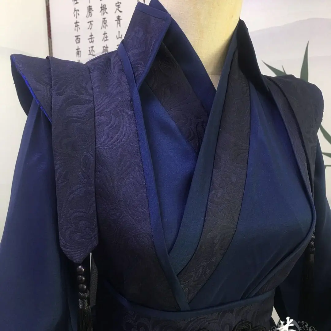 أزياء مو ران التأثيرية إريها وقطته البيضاء ماستر التأثيرية أزياء موران العصور القديمة للهالوين التأثيرية شعر مستعار حذاء تيان غوان Ci Fu #4