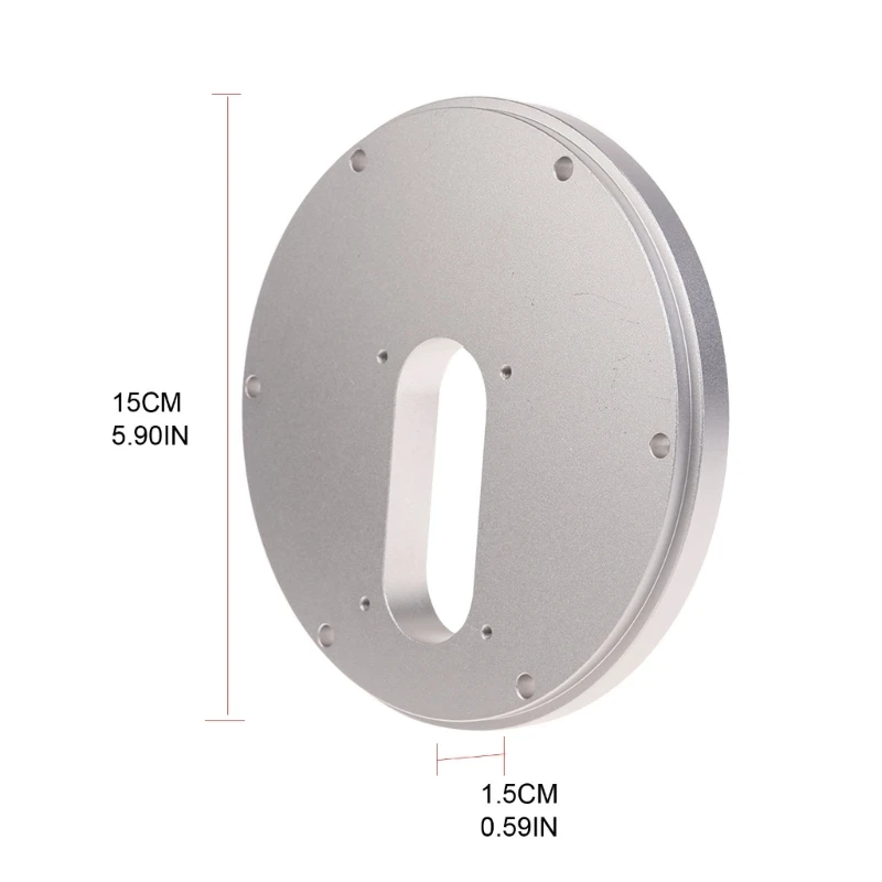 Universal Tonearm Armboard สําหรับ Micro Seiki A-1207 อลูมิเนียมบันทึกแผ่นเสียงแผ่นเสียงไวนิลอะแดปเตอร์เปลี่ยน