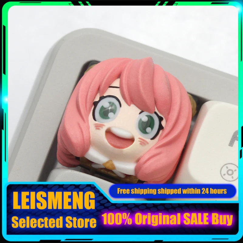 

Spy playing house Theme Keycaps Mechanical Keyboard Resin 1pcs PC Gaming Keyboard Accessorie Collection Gift anime Keycaps
