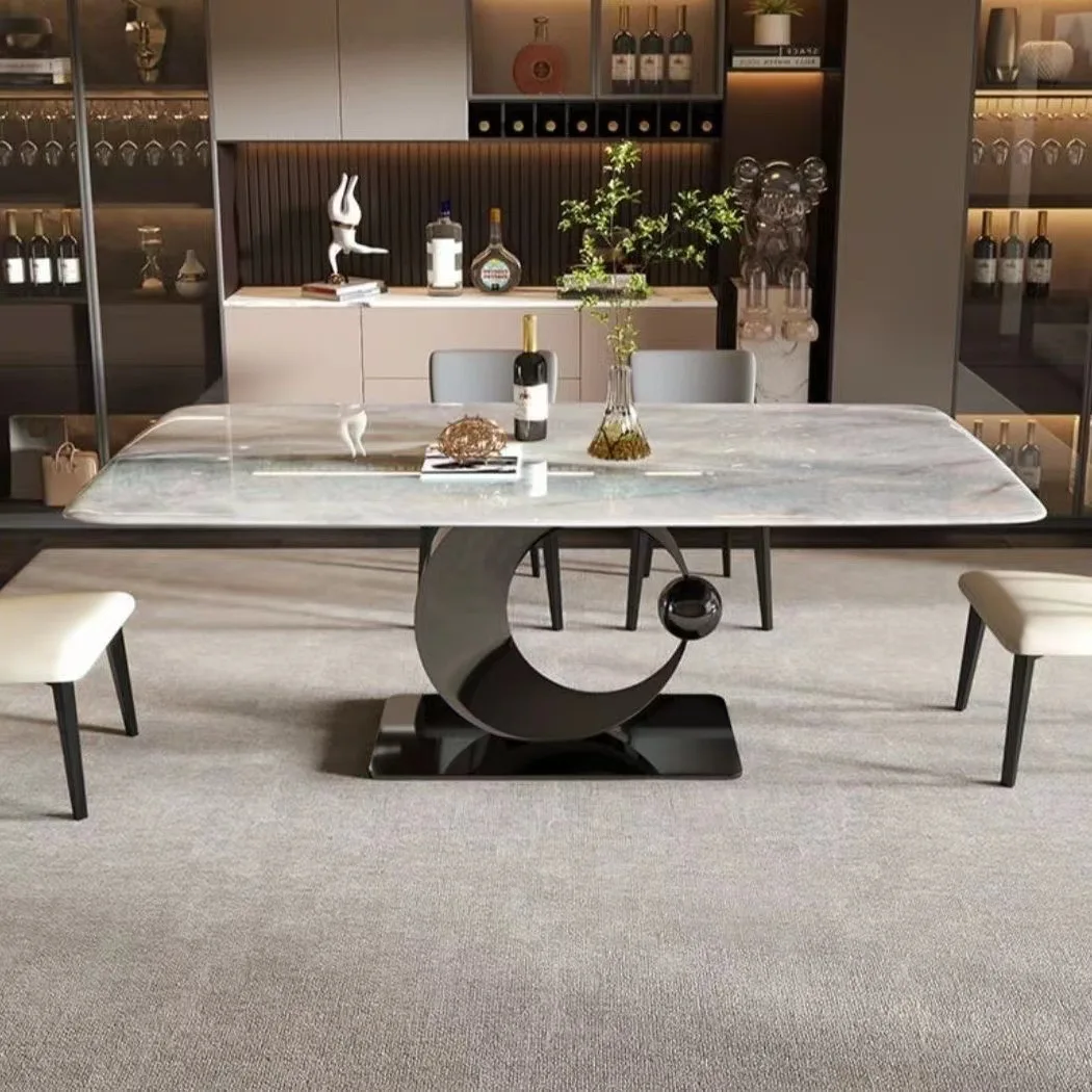 

Italian modern minimalist rock dining table