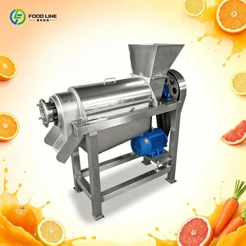 Commercial Pineapple Juice Extractor Fruit Crusher and Juicer Spiral Fruit Juicer Extractor FL Customized
