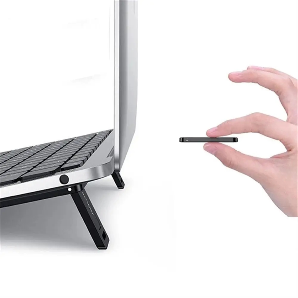 Laptop Stand Mini Portable Invisible Holder Cooling Support Frame Foldable Laptops Stand Bracket