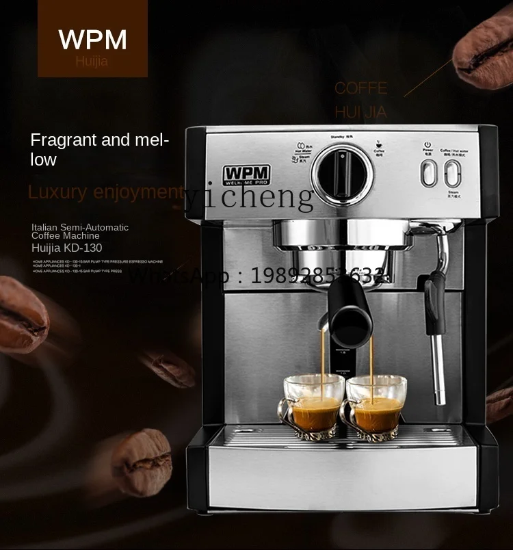 

Professional Coffee Machine Italian Vapor Lift Pump Pressure Full & Semi Automatic Home Use and Commercial Use