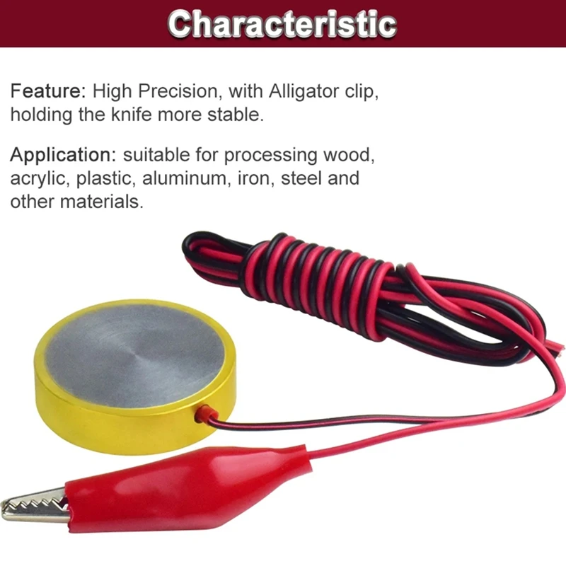 Machine à graver CNC Mach3 Z Axis Router, fraisage, 40mm, zéro contrôle, réglage de la plaque tactile, couteau de nuit, outils CNC, 1PC