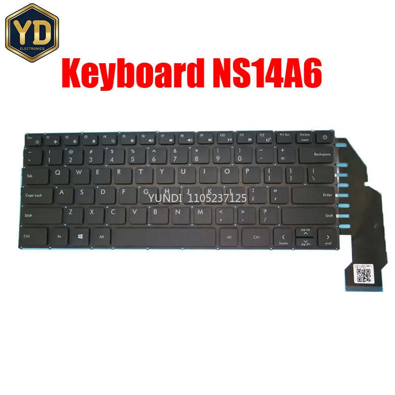 YD Laptop Keyboard For AVITA Liber NS14A6 US DK-284-1 342840016 English US Without Backlit Black New