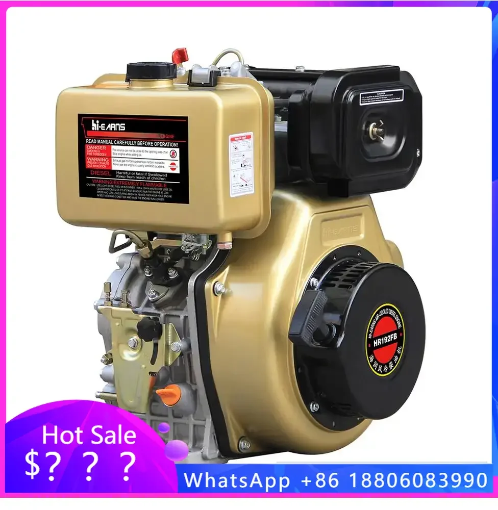 13h·p single cylinder recoil start air cooled die·sel engine price