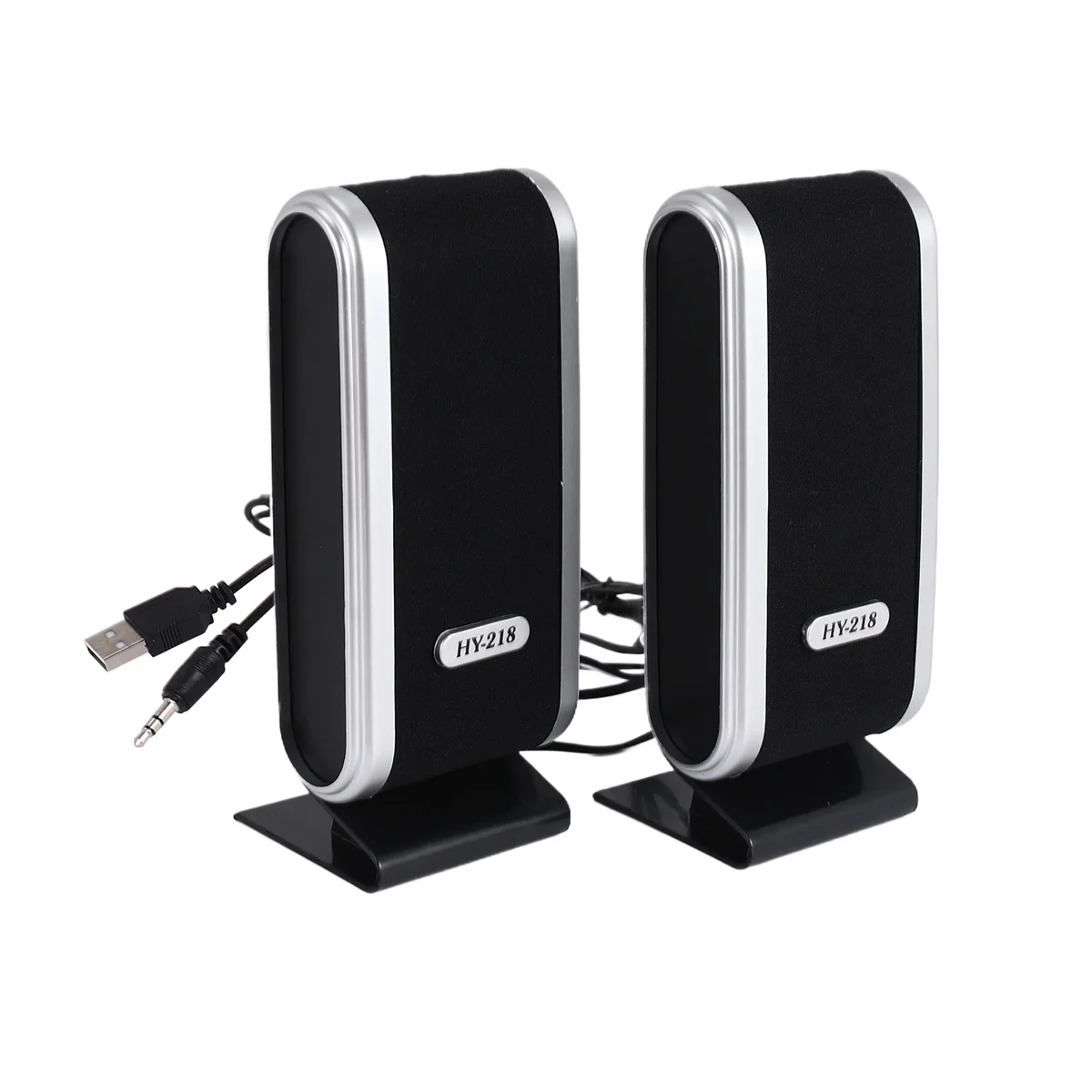 SWXF NUEVO 120W USB Power Computadora de escritorio Altavoz de audio para computadora portátil Conector para auriculares de 3,5 mm