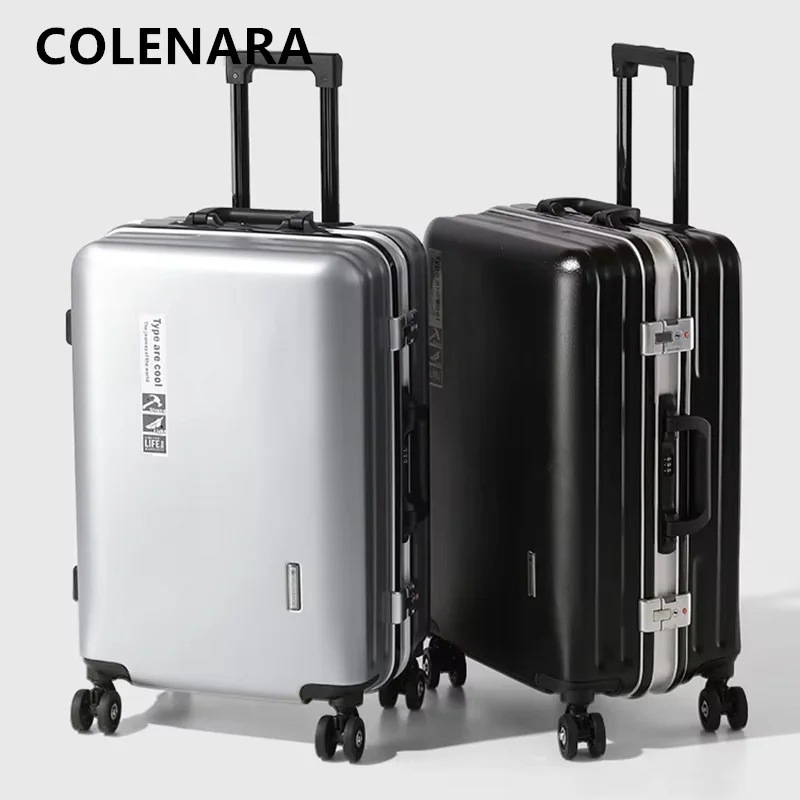 COLENARA ABS+PC Suitcase Strong and Durable Boarding Box 20