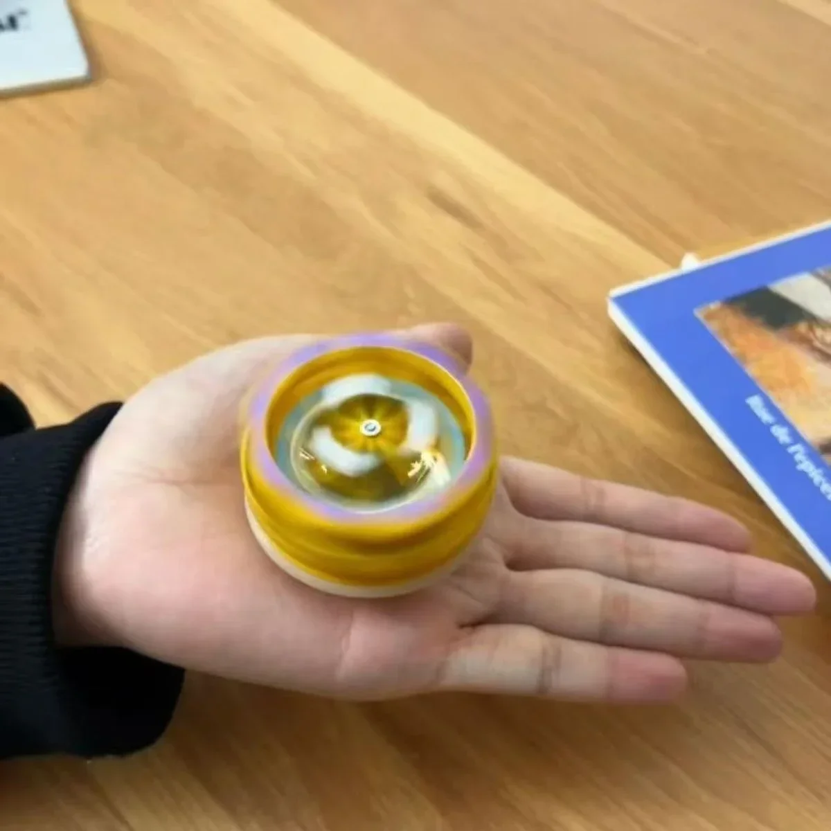 NEW Rotating Fire works Gyro Glowing Colorful Toy Creative Gifts Tools