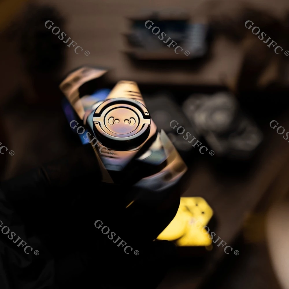 JINGZHE Fidget Spinner RVS Fidget Speelgoed Voor Volwassenen Stress Relief Speelgoed Open Armor Gyro