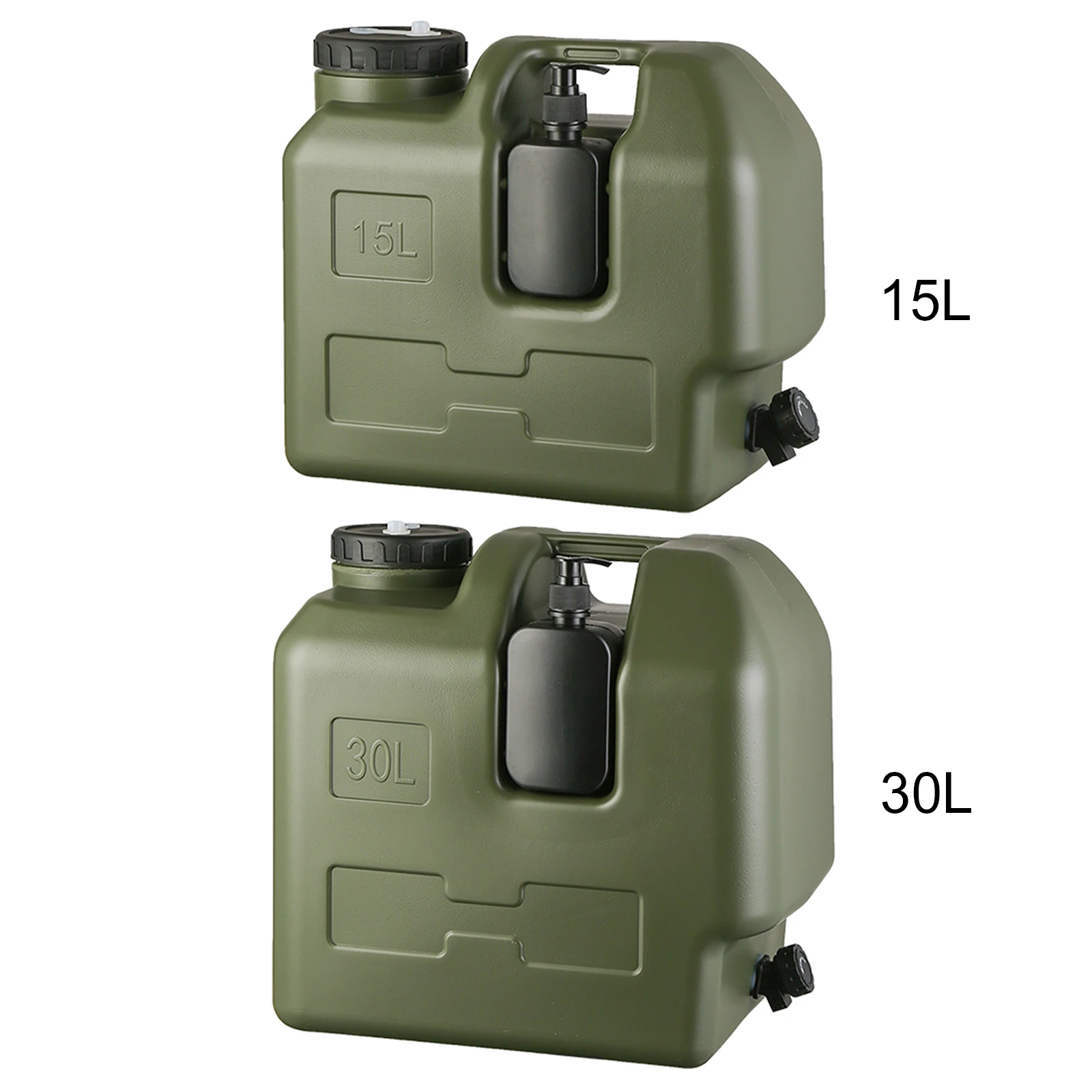 15/30L Tragbarer Camping-Wasserkrug mit Zapfhahn und Seifenspender, BPA-freier Wassertank für Outdoor-Camping und Auto – Detail 11