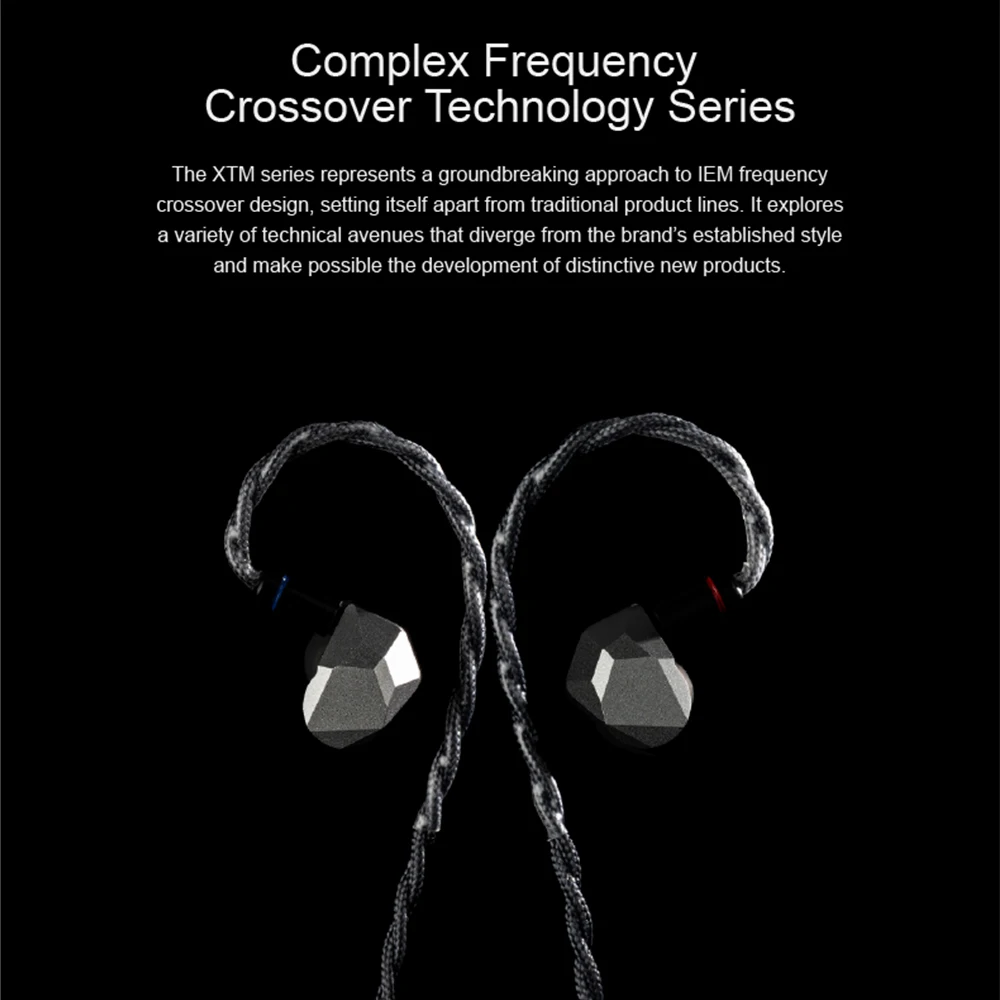 سماعات أذن Moondrop Harmon داخل الأذن، ثلاثة برامج تشغيل ديناميكية HIFI IEMs XMT 3DD مع مقابس متوازنة 4.4 مم قابلة للاستبدال