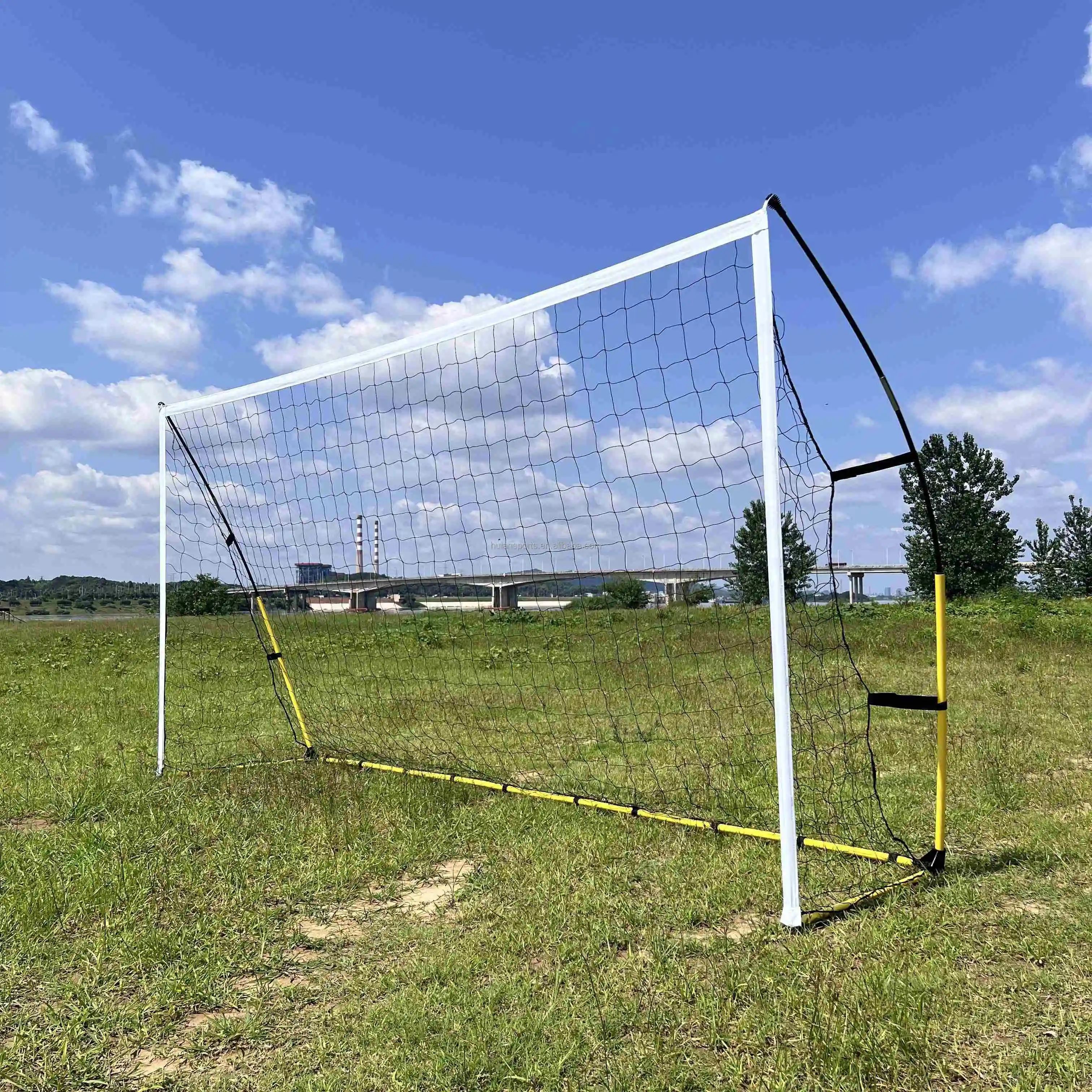 

Складные футбольные ворота для быстрой установки, портативные футбольные ворота для тренировок на заднем дворе