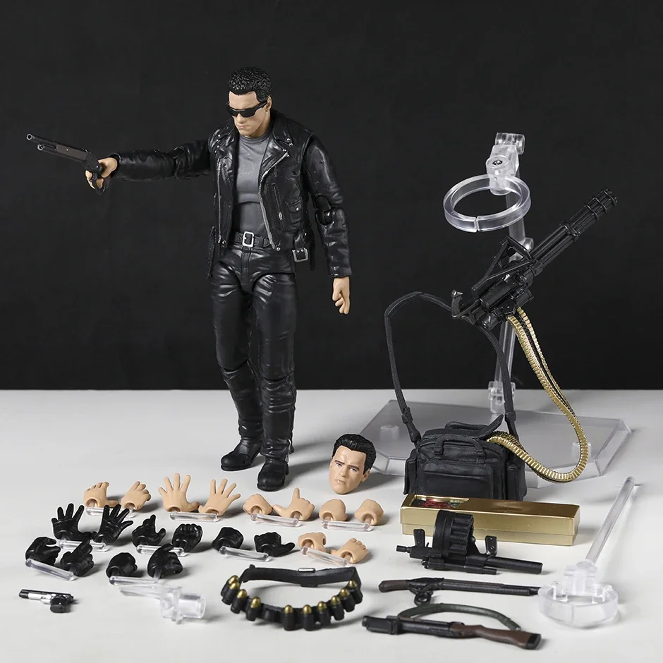 MAFEX No.199 Terminator 2 T-800 PVC Action Figure Model Toys Doll for Collectible