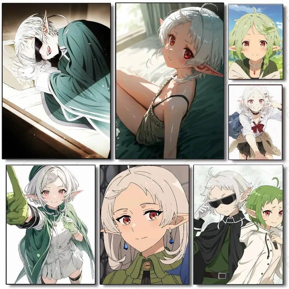 Sylphiette Animation Jobless Reincarnation Poster Art Sticky Wall Waterproof Home Living Room Bedroom Bar Aesthetic Decoration