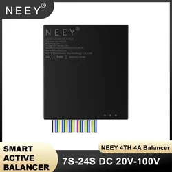 NEEY 4TH 4A BMS balanceador activo inteligente 4S 5S 6S 7S 8S 14S 16S 20S 21S 22S 24S Lifepo4/Li-ion/LTO batería ecualización de energía