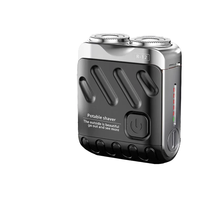 

USB перезаряжаемая мужская портативная электробритва, новая магнитная водонепроницаемая бритва для бороды, дорожный футляр, бытовой аксессуар